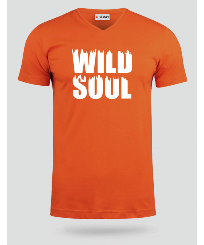 Wild soul  T-shirt Scollo V