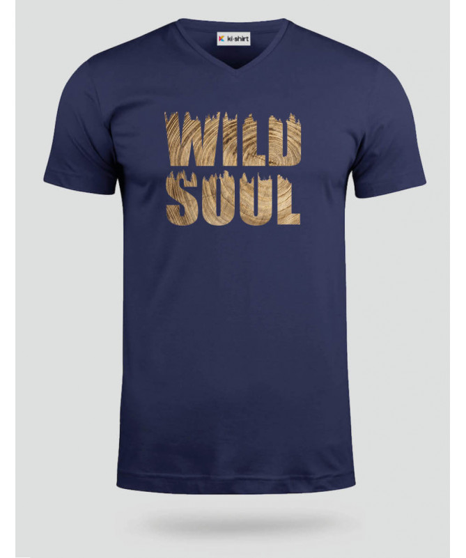 Wild soul  T-shirt Scollo V