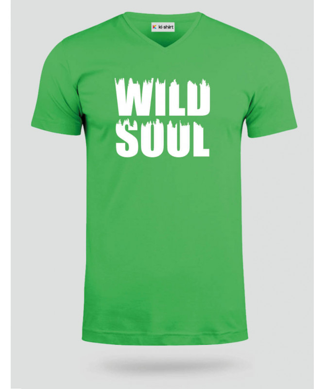 Wild soul  T-shirt Scollo V