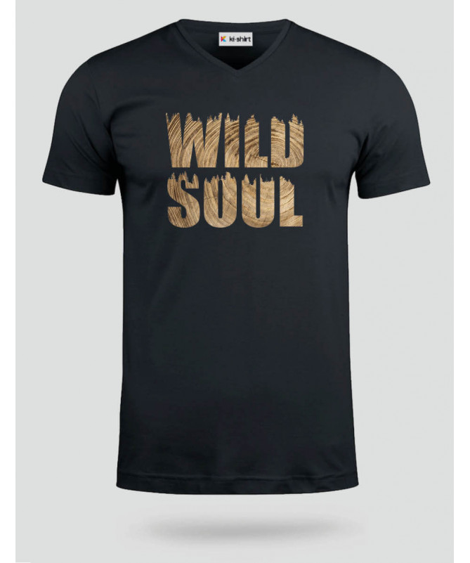 Wild soul  T-shirt Scollo V