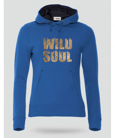 Wild soul Felpa Premium con cappuccio Donna