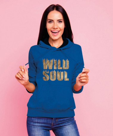 Wild soul Felpa Premium con cappuccio Donna