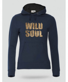 Wild soul Felpa Premium con cappuccio Donna