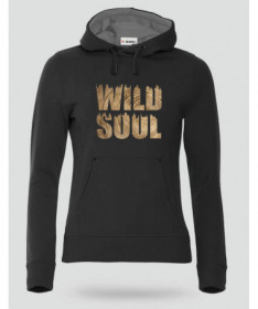 Wild soul Felpa Premium con cappuccio Donna