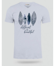 Different is beautiful  T-shirt Scollo V