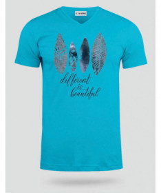 Different is beautiful  T-shirt Scollo V