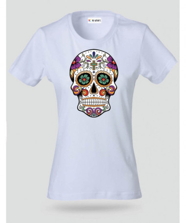 Skull T-shirt Basic Donna