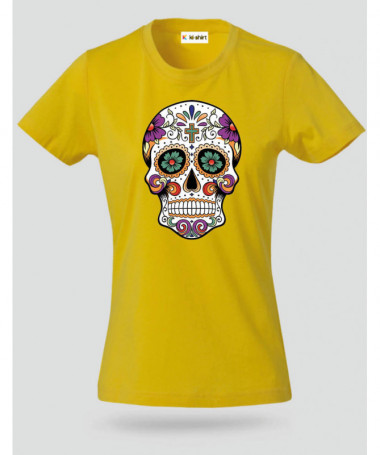 Skull T-shirt Basic Donna