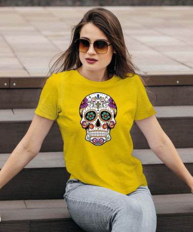 Skull T-shirt Basic Donna