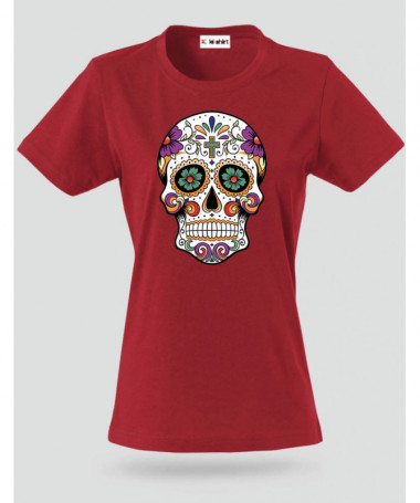 Skull T-shirt Basic Donna