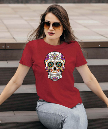 Skull T-shirt Basic Donna