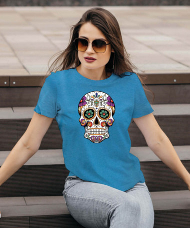 Skull T-shirt Basic Donna