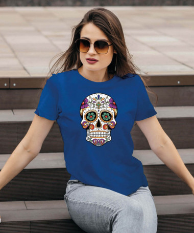 Skull T-shirt Basic Donna