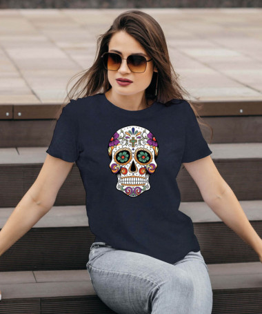 Skull T-shirt Basic Donna