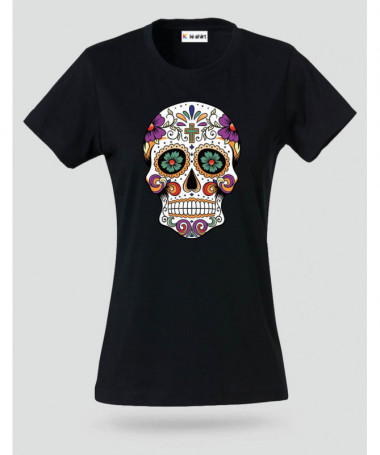 Skull T-shirt Basic Donna