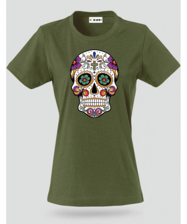 Skull T-shirt Basic Donna