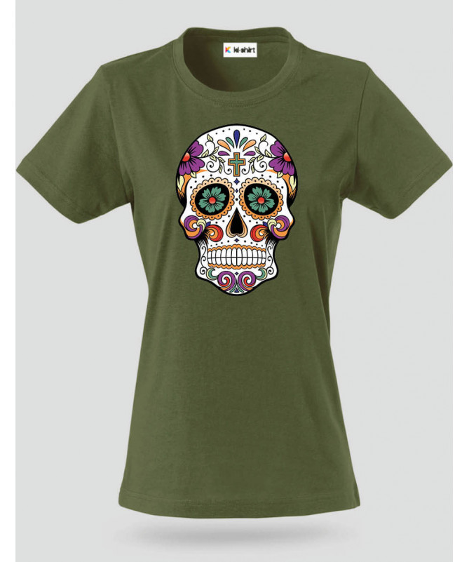 Skull T-shirt Basic Donna