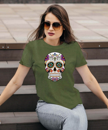 Skull T-shirt Basic Donna