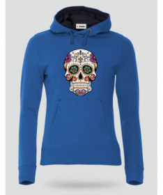 Skull Felpa Premium con cappuccio Donna