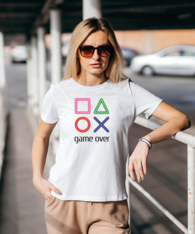 Simboli play station T-shirt Basic Donna