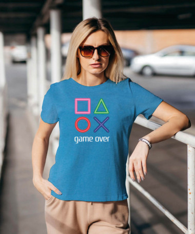 Simboli play station T-shirt Basic Donna