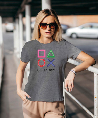 Simboli play station T-shirt Basic Donna