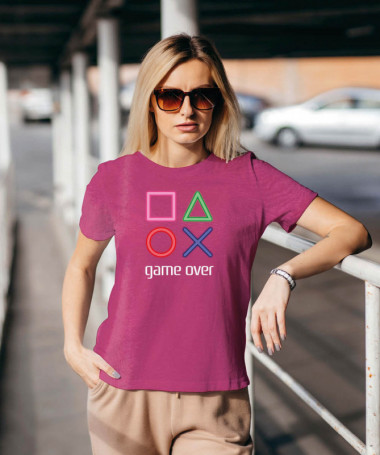 Simboli play station T-shirt Basic Donna