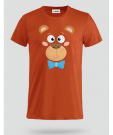 Orsetto fiocco blu T-shirt Basic Uomo