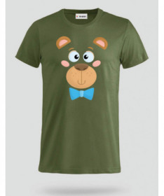 Orsetto fiocco blu T-shirt Basic Uomo