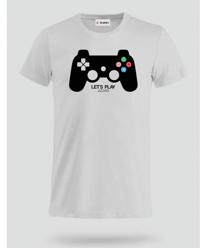 Lets play playstation T-shirt Basic Uomo