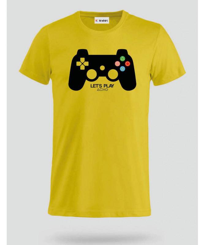Lets play playstation T-shirt Basic Uomo