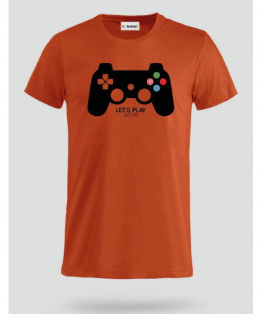 Lets play playstation T-shirt Basic Uomo