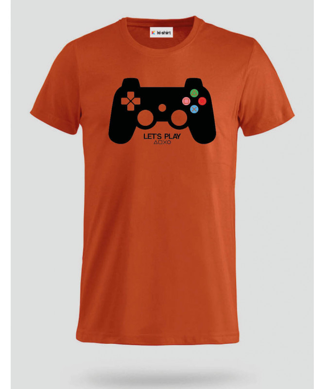Lets play playstation T-shirt Basic Uomo