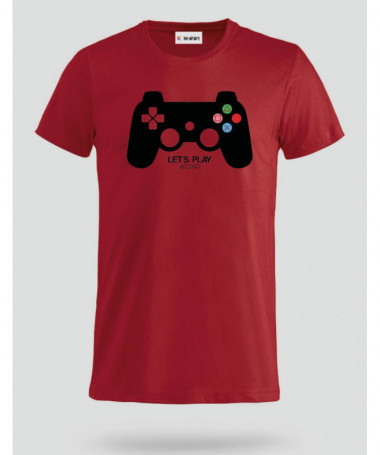 Lets play playstation T-shirt Basic Uomo