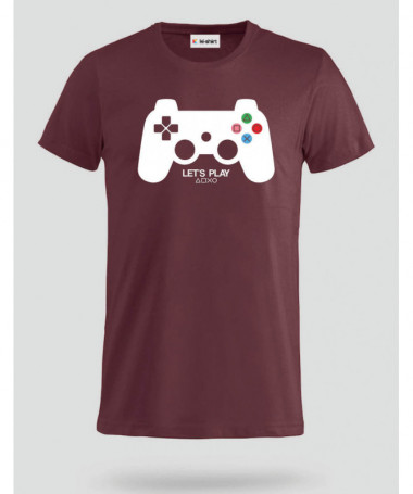Lets play playstation T-shirt Basic Uomo