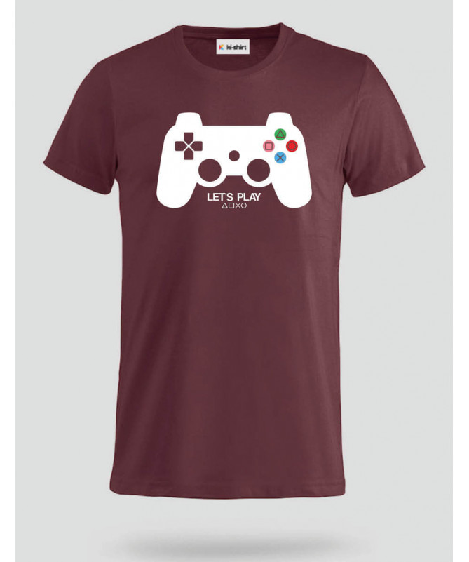 Lets play playstation T-shirt Basic Uomo