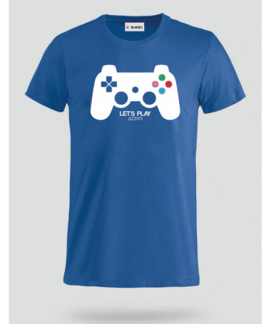 Lets play playstation T-shirt Basic Uomo