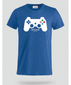 Lets play playstation T-shirt Basic Uomo