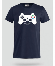 Lets play playstation T-shirt Basic Uomo