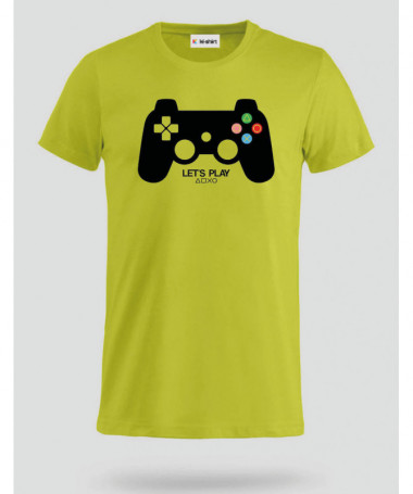 Lets play playstation T-shirt Basic Uomo