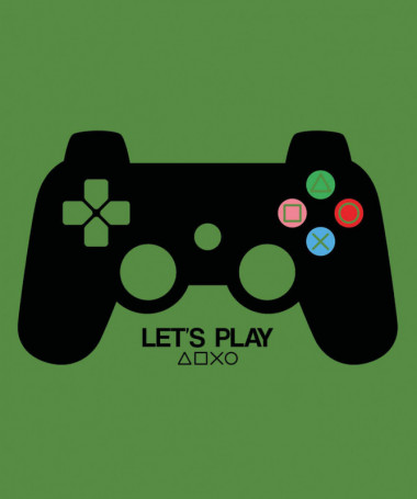 Lets play playstation T-shirt Basic Uomo