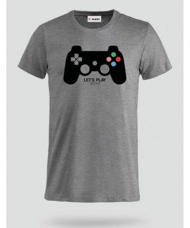 Lets play playstation T-shirt Basic Uomo
