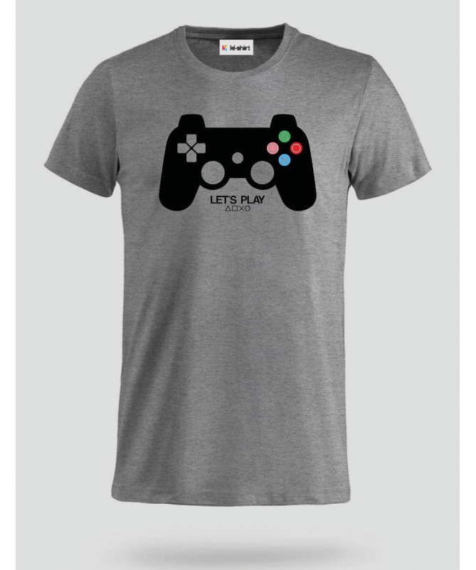 Lets play playstation T-shirt Basic Uomo