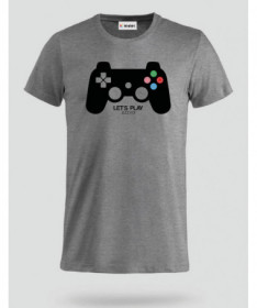 Lets play playstation T-shirt Basic Uomo