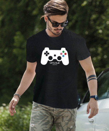 Lets play playstation T-shirt Basic Uomo