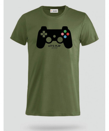 Lets play playstation T-shirt Basic Uomo