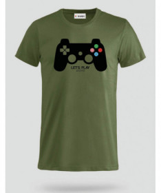 Lets play playstation T-shirt Basic Uomo