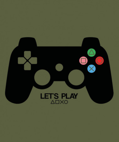 Lets play playstation T-shirt Basic Uomo