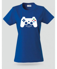 Lets play playstation T-shirt Basic Donna