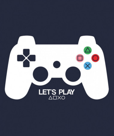 Lets play playstation T-shirt Basic Donna